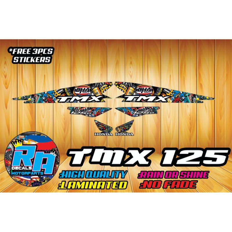 TMX Alpha 125 Cha Decals | Shopee Philippines