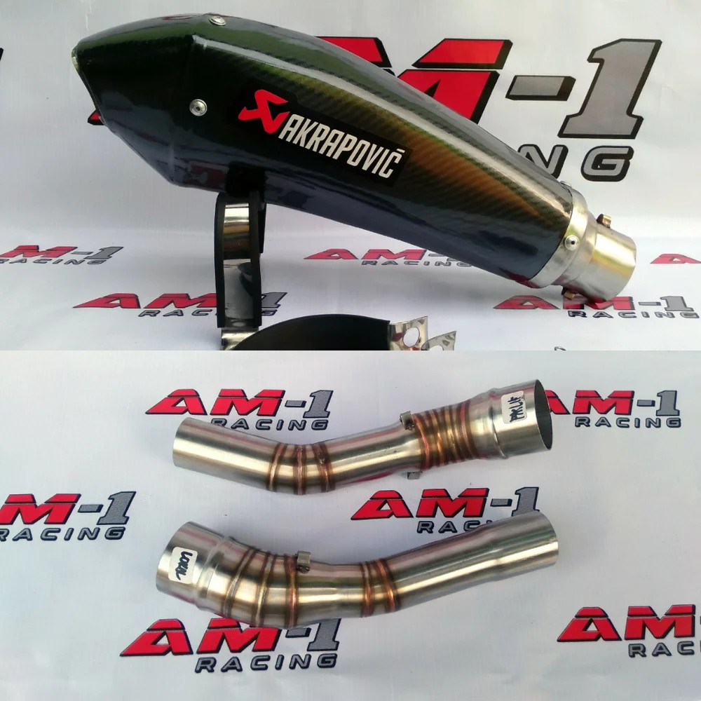 LOKAL Akrapovic Carbon Monster Racing Exhaust Slip On All New Cbr 150 R