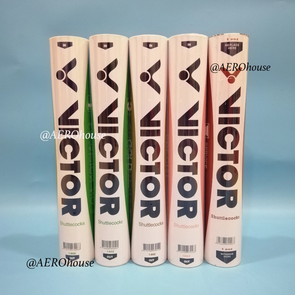 VICTOR Badminton Shuttlecock, Balls Champion No.1,Champion No.3, GOLD