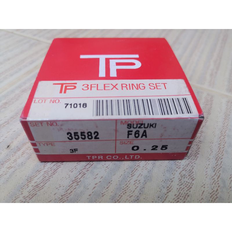 Piston Ring Suzuki F6A 35582 or 26313 25 TP Orig 65mm Shopee Philippines