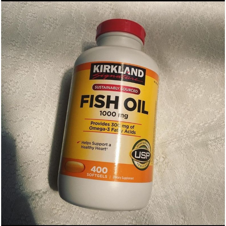 Kirkland Fish Oil 1000 mg (Omega 3 Fatty Acid) Shopee Philippines