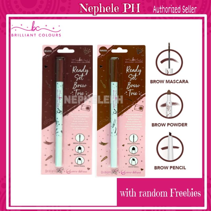 Brilliant Ready Set Brow Trio (onhand) | Shopee Philippines