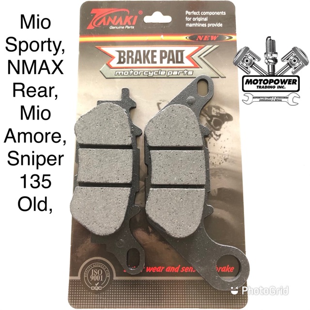Tanaki Brake Pad Mio Sporty, NMAX rear, Mio Amore, Sniper 135 Old