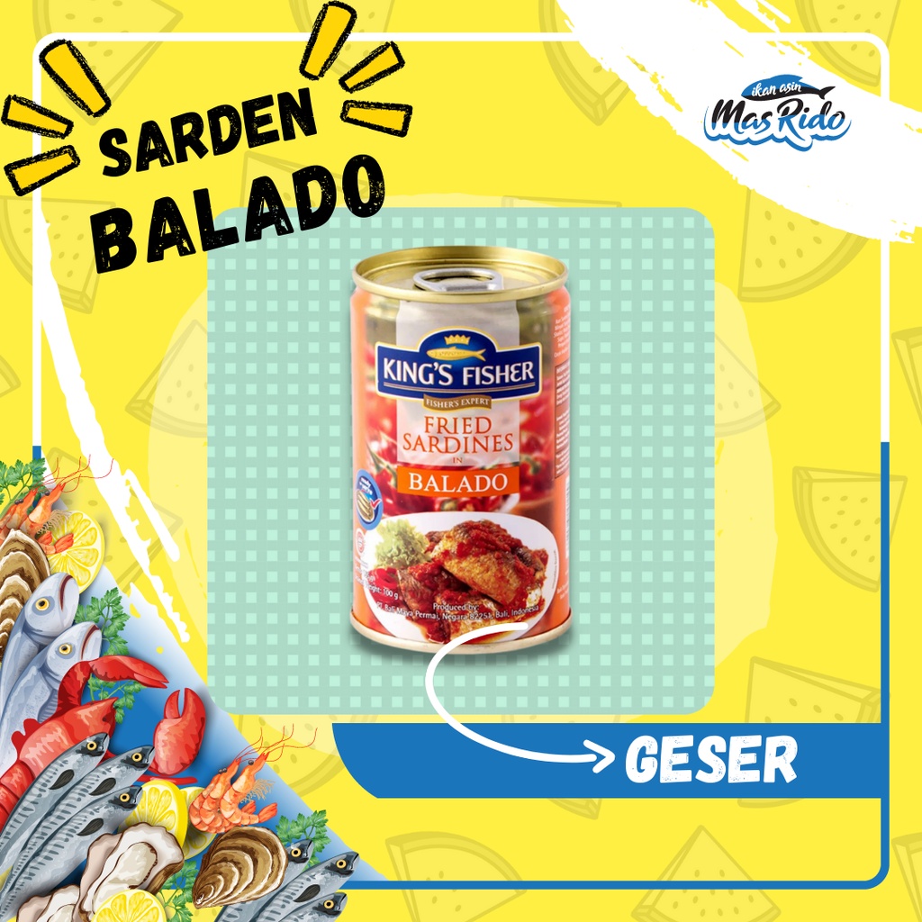 Fried Sardines Flavor Balado Sauce Fish Food Balado Kingfish Sardines