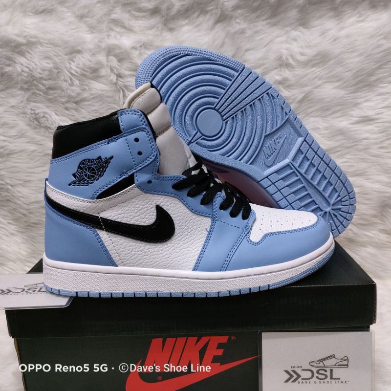 Jordan 1 High Cut University Blue for Men Women Shopee Philippines