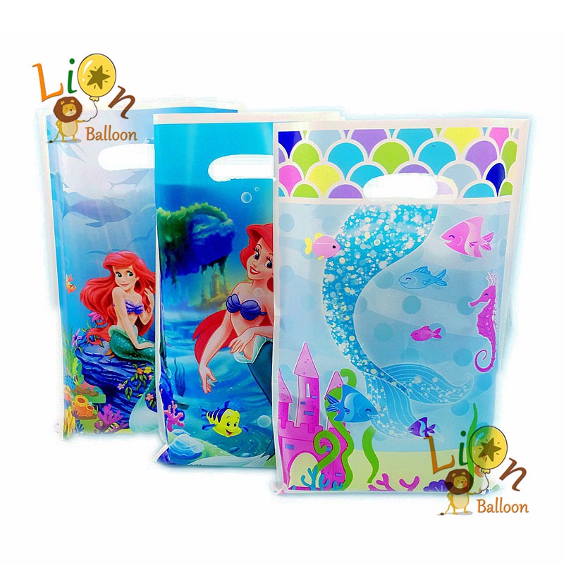 Mermaid Loot bag 10pcs/pack Ariel Tail 16*25cm COD | Shopee Philippines
