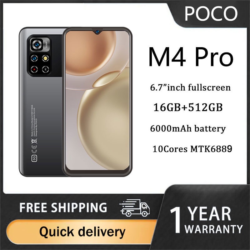 Warrantyxiaomi Poco M4 Pro 16gb512gb 5g Smartphone Mediatek Dimensity 810 Processor 50mp Main 9545