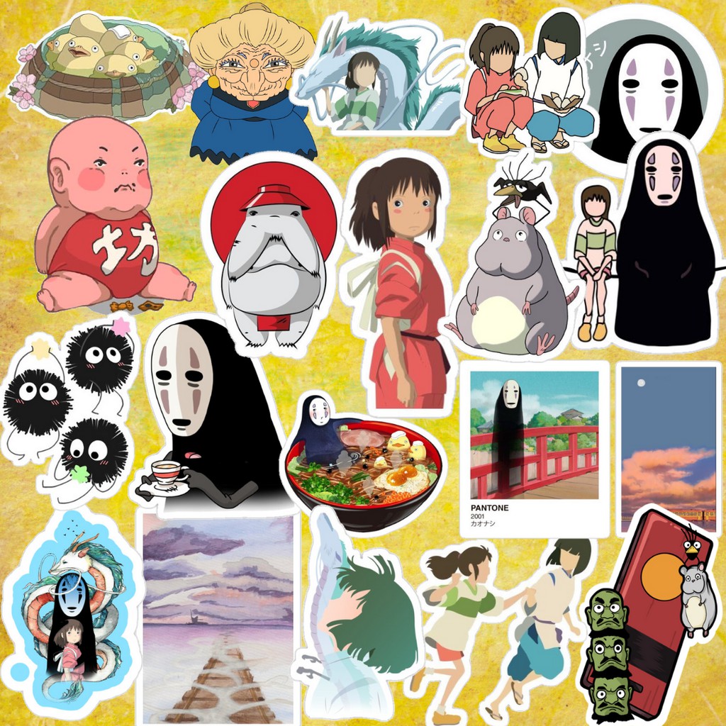 20 pcs Spirited Away Japanese Ghibli Anime Sticker Set | Shopee Philippines