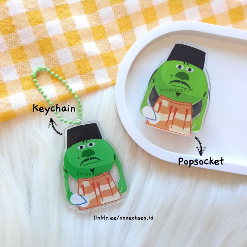 Meme Muhammad Ibnu Monster Inc Acrylic Popsocket | Keyring Keyring ...