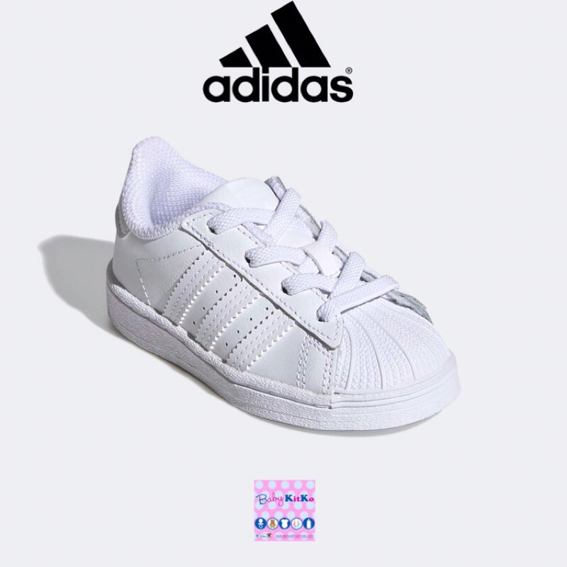 Authentic Adidas Superstar All White Kids size US 11K Shopee