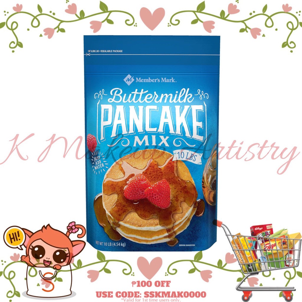 Member’s Mark Buttermilk Pancake Mix 4.54kg Shopee Philippines