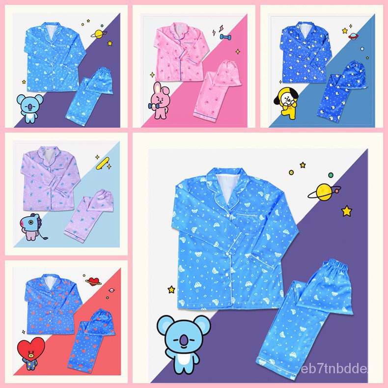 ins 2020 New Year Benefits BTS BT21 Nightwear TATA COOKY CHIMMY