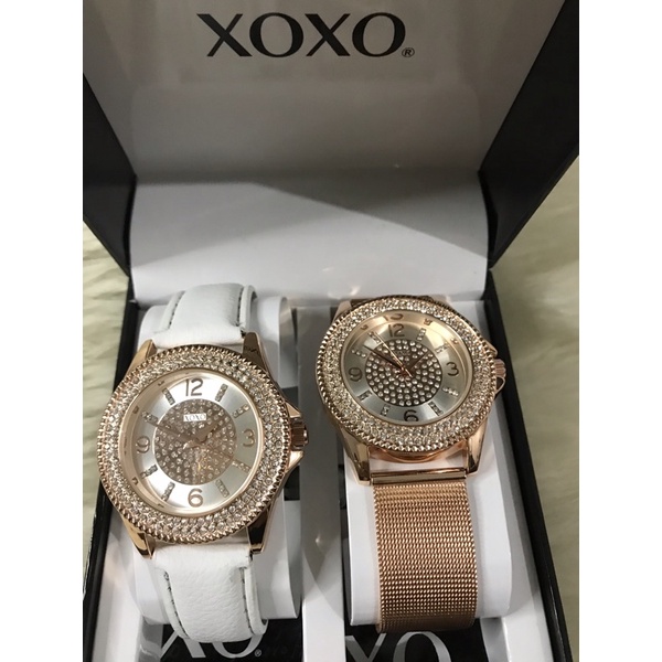 Xoxo rose 2024 gold watch