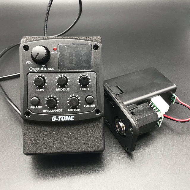 Cherub GTone GT6/5/4/3 3Band 4band Acoustic Guitar Equalizer with