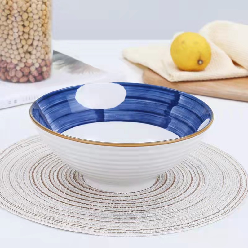 Dinnerware Japanese Style Rice Bowl Ramen Noodle Soup Bowl And Plate