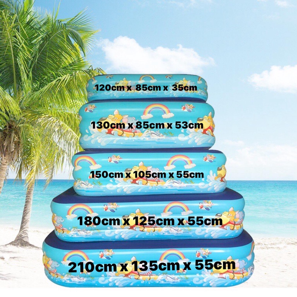 KIDDIE INFLATABLE SWIMMING POOL 25 | Shopee Philippines