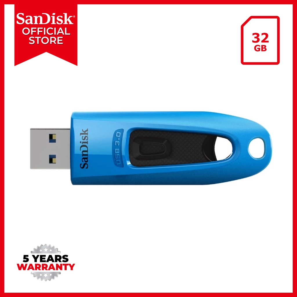 3^^sandisk Ultra 32gb Multi Region 3.0 Usb Flash Drive Sdcz48-032g-u46b 