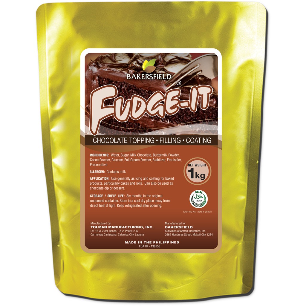 Bakersfield Fudgeit Chocolate Shopee Philippines