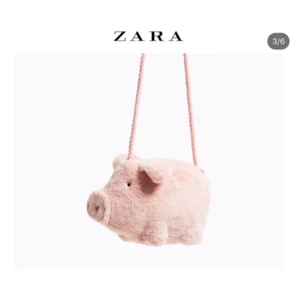 Zara on sale bag pig