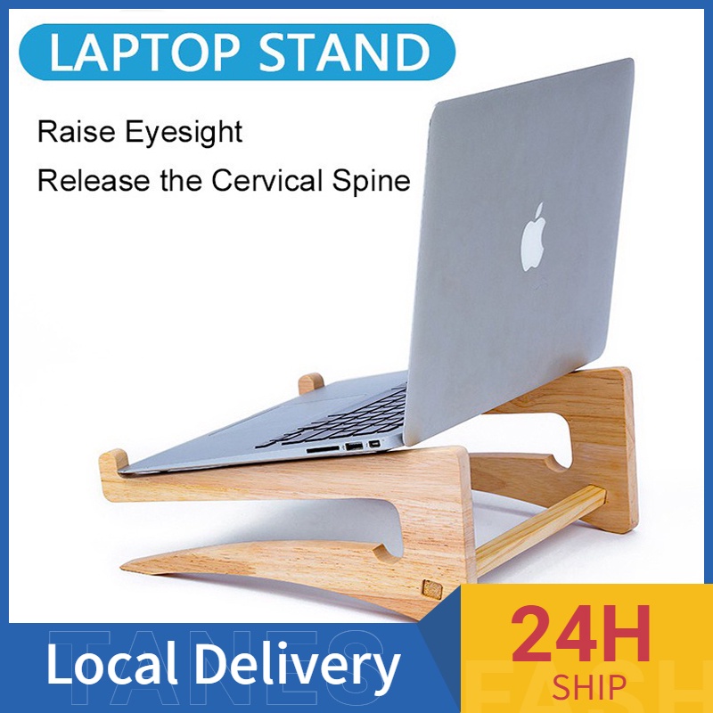 ✧Ready Stock Local Ship✧Wooden Laptop Stand, Pro Air Wooden