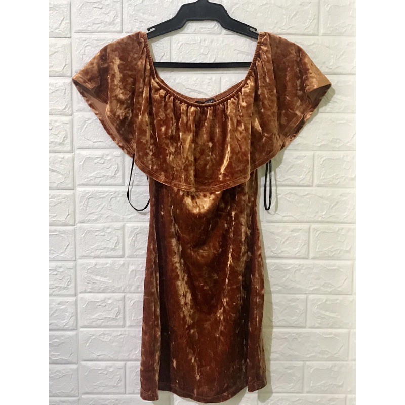 Gold velvet dress forever 2024 21