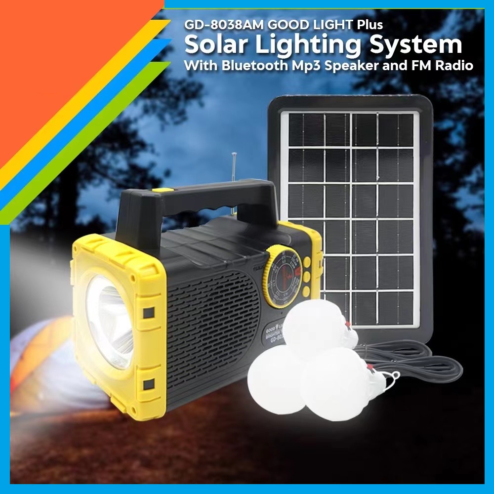 Gdlite Gd Plus Solar Lighting System Kit Shopee Philippines