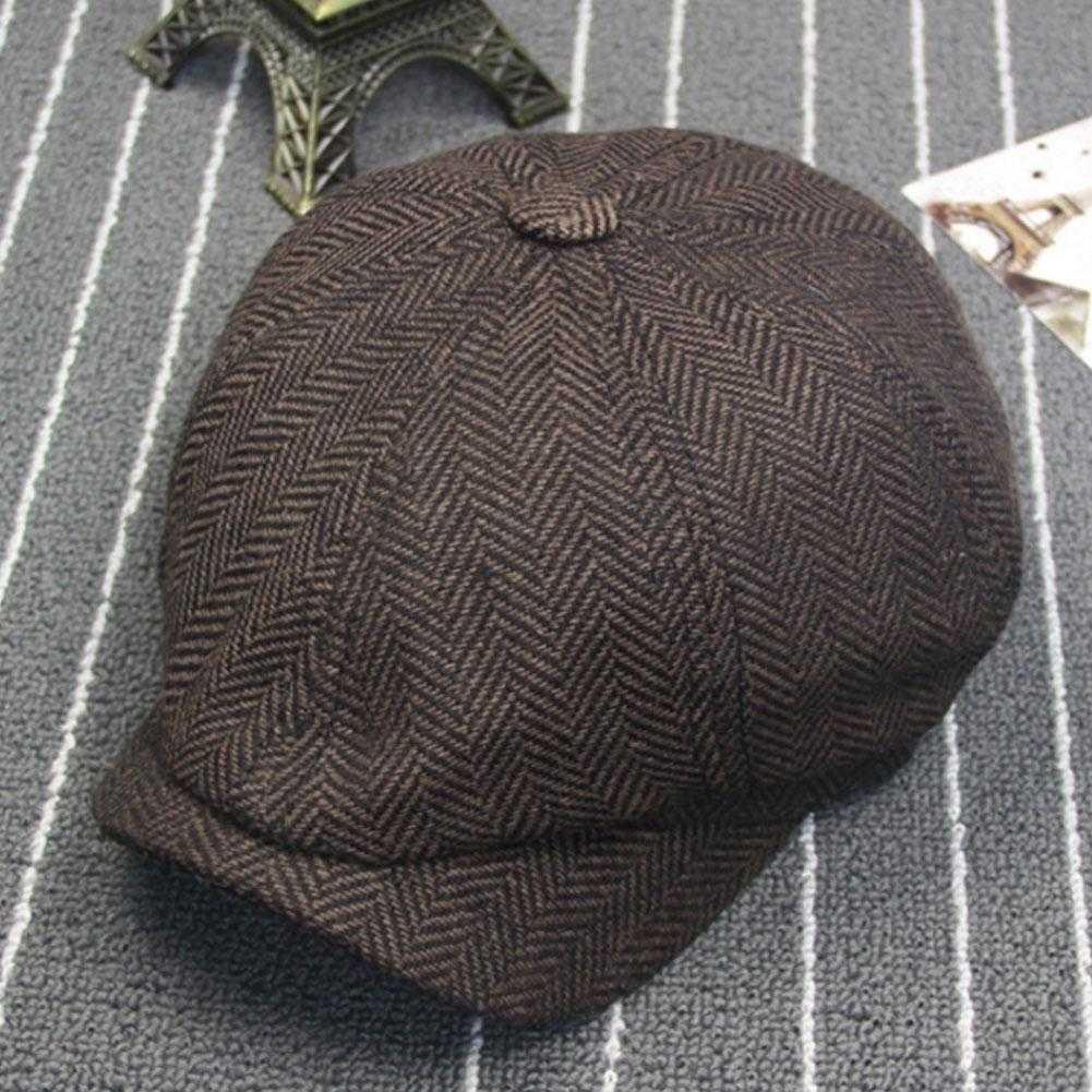 New Retro Herringbone Berets Hat Fashion Men Linen Flat Cap Spring and Autumn Women Painter Newsboy Caps Octagonal Hats Casual Trucker Hat Shopee Philippines