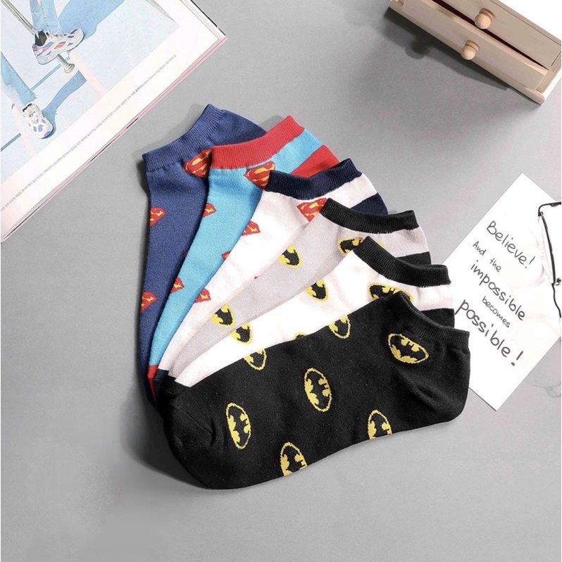 Korean Socks - Batman Superman Socks - Iconic Socks | Shopee Philippines