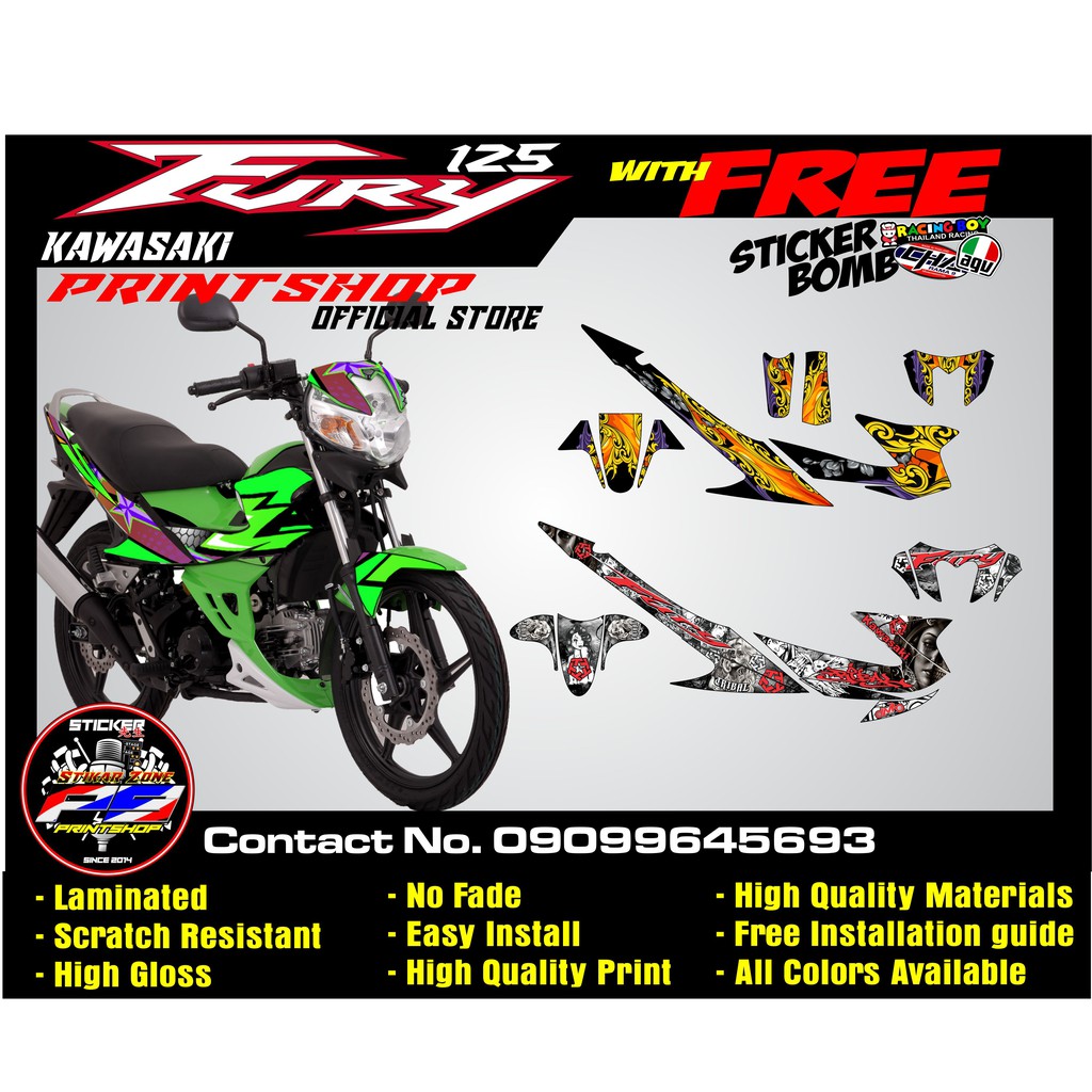 Kawasaki fury store set up