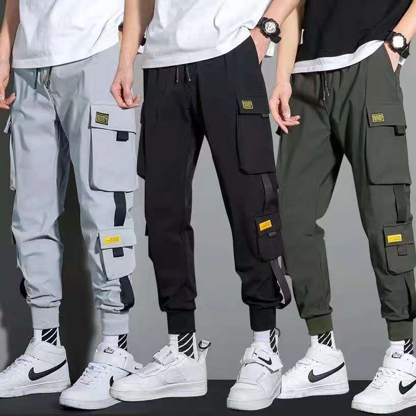 SHALOM Korean Cargo Jogger Pants Trending Jogger Pants For Men and Women 012 Shopee Philippines