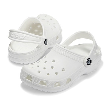 Crocs classic clogs unisex pure white for man woman with ecobag ...