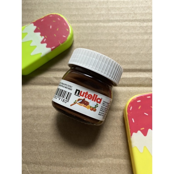 Hot sale! nutella 25g mini glass jar for cake toppings, give aways,  holidays, dip, bake goodies