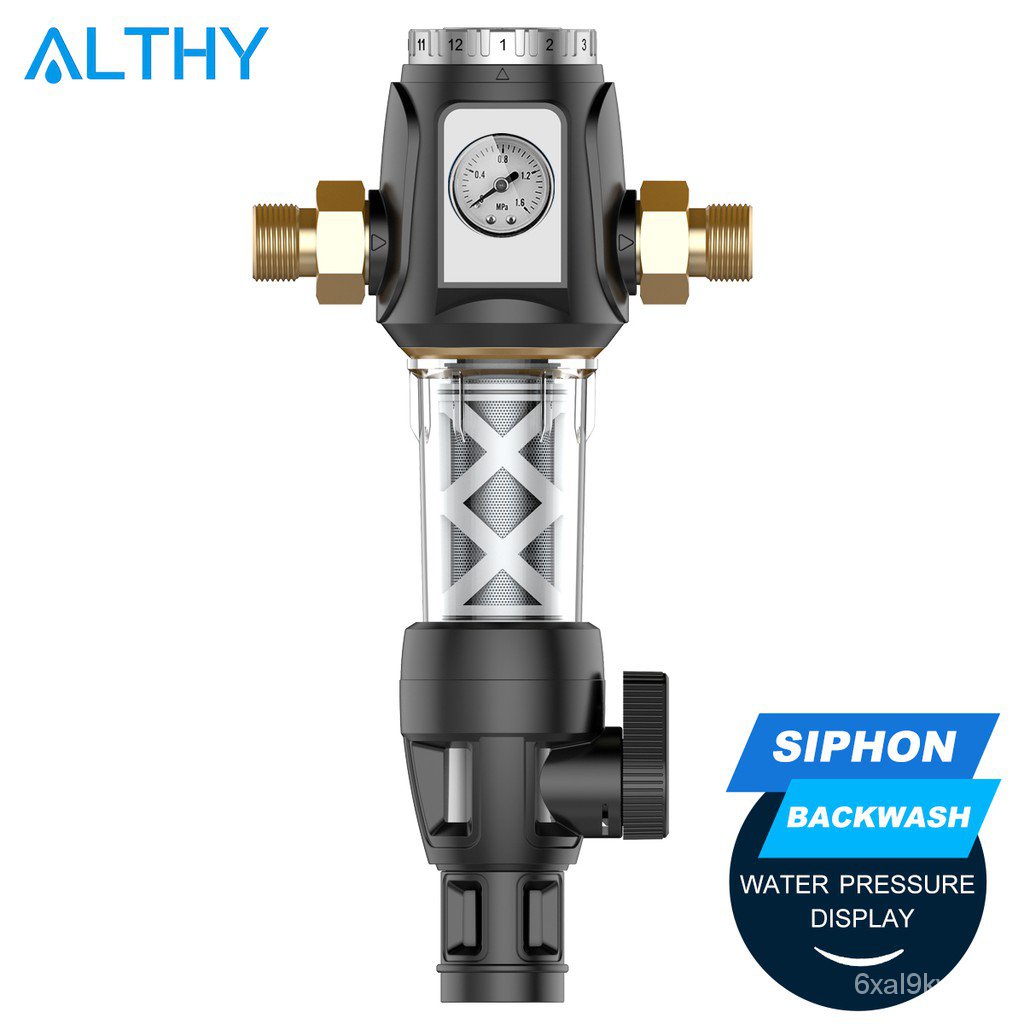 Siphon Backwas Pre-filter Hot Water Filter Whole Brass Purifier