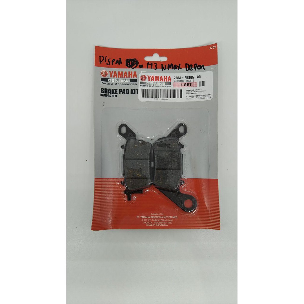 Diskpad Dispad / Front Brake Pad Mio Z M3 Soul GT Fino 125 Nmax N-Max ...