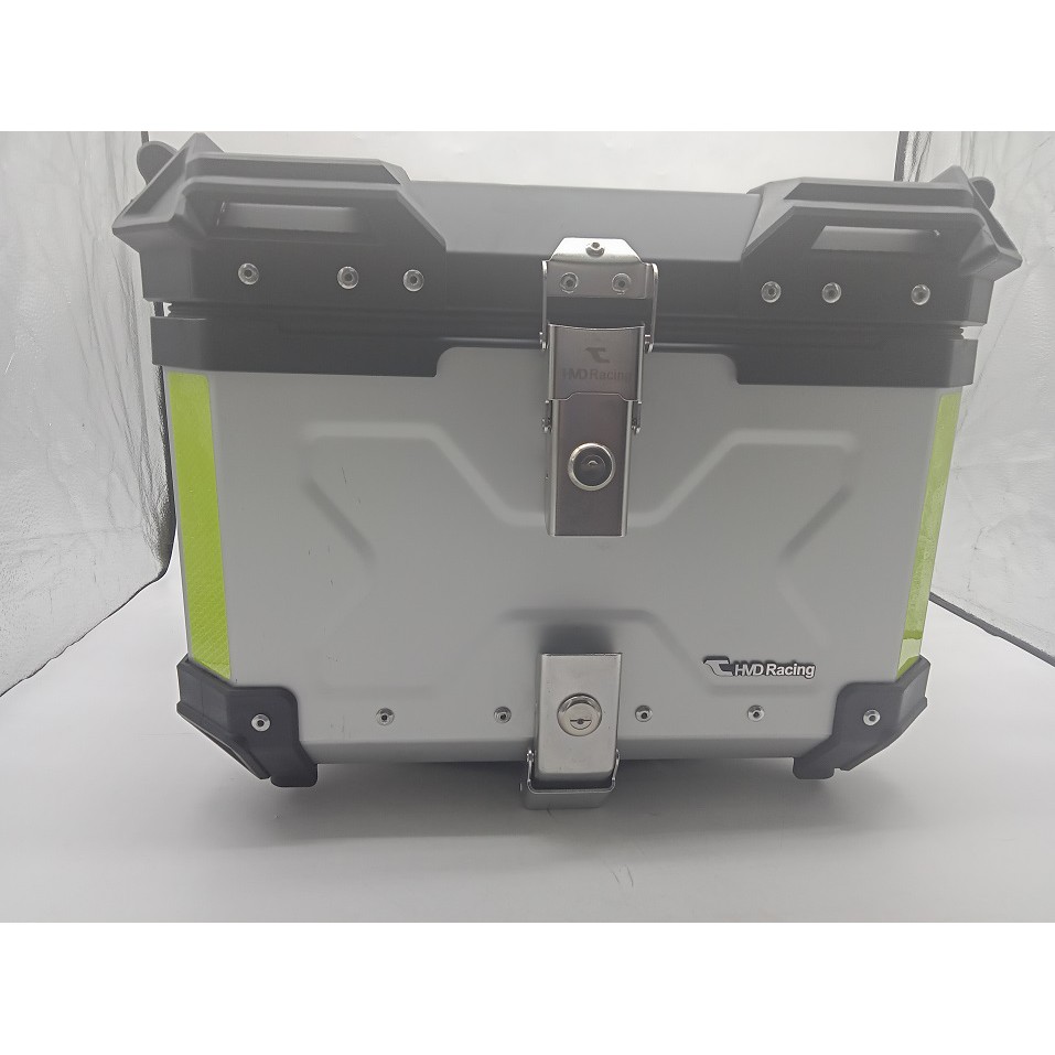 Top Box Alloy 45L/55L HVD No Back Rest PAD Black/White | Shopee Philippines