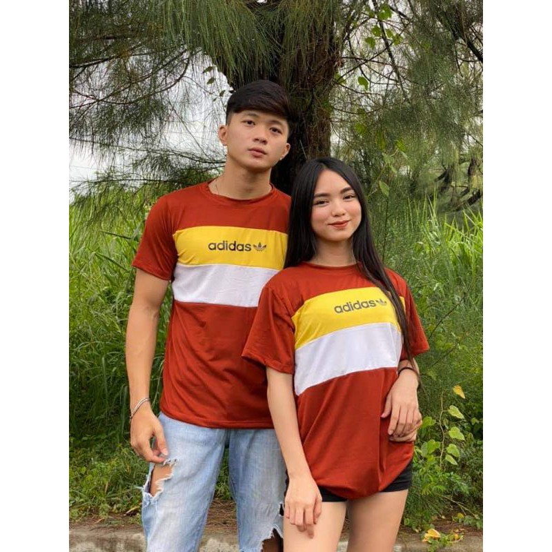 A.D.I.D.A.S COUPLE SHIRT 2PCS SAME SIZE SMALL LARGE FIT By BuyMorePayless Shopee Philippines