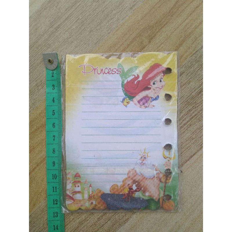 Contents Of Small Disney Mermaid Notes | Shopee Philippines