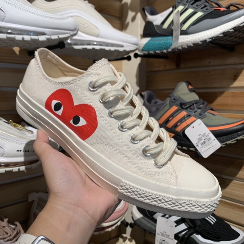 Cdg white outlet low