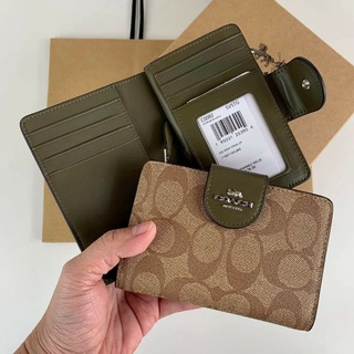 Shop Coach 2019 SS Small Trifold Wallet With Dandelion Floral Print (7331,  C3323, 2923, 2924, F78081, F78017, F75922, F41302, F37968) by emilyinusa