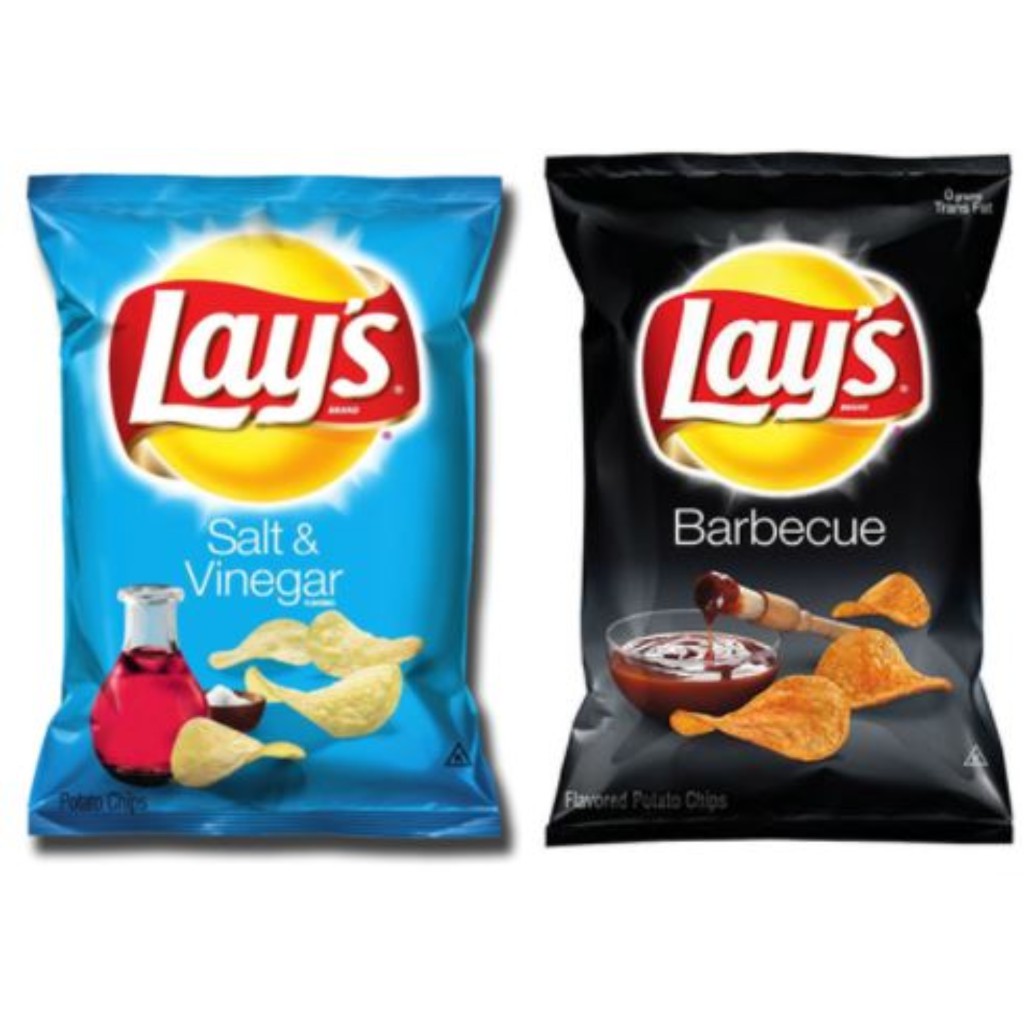 Lay's Potato Chips BBQ & Salt & Vinegar 184g Shopee Philippines