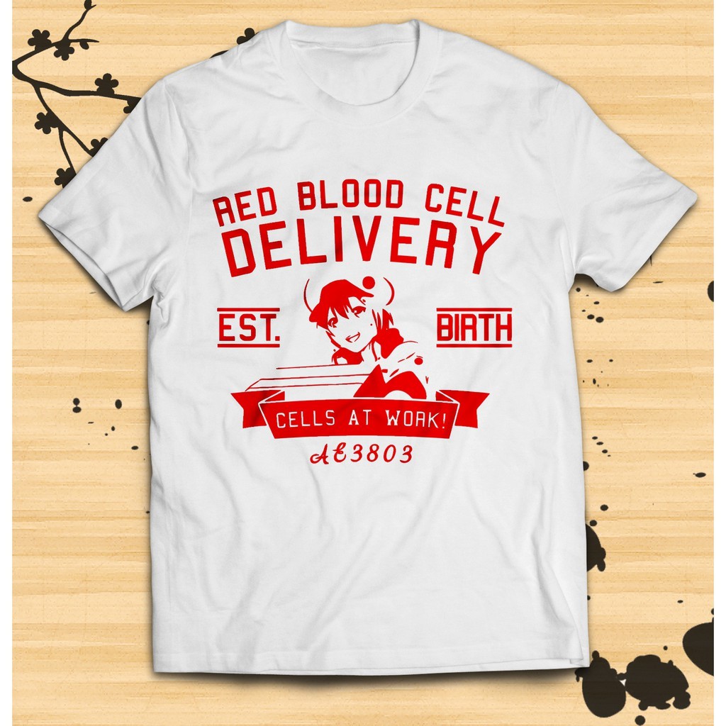 Red Blood Cell Hataraku Saibou - Cells At Work - T-Shirt