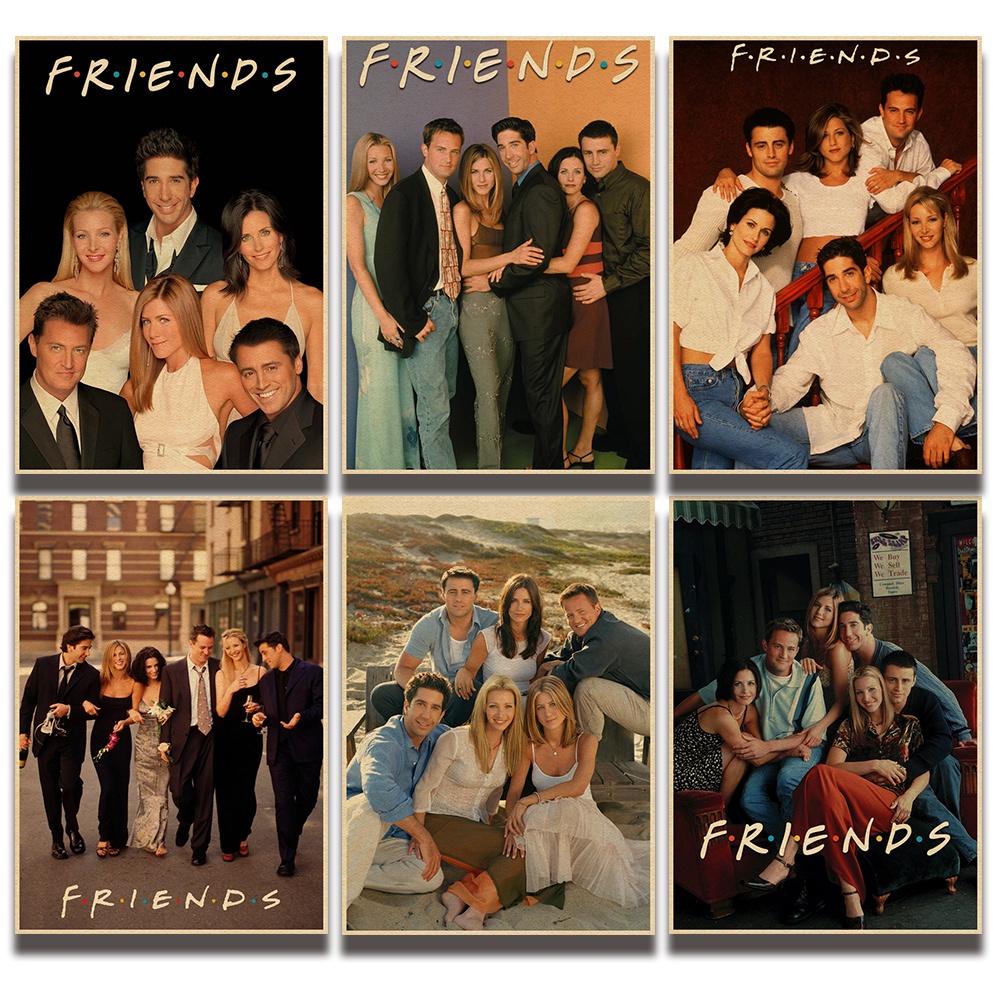 Classic American Love TV Series Friends Season Home Decoration