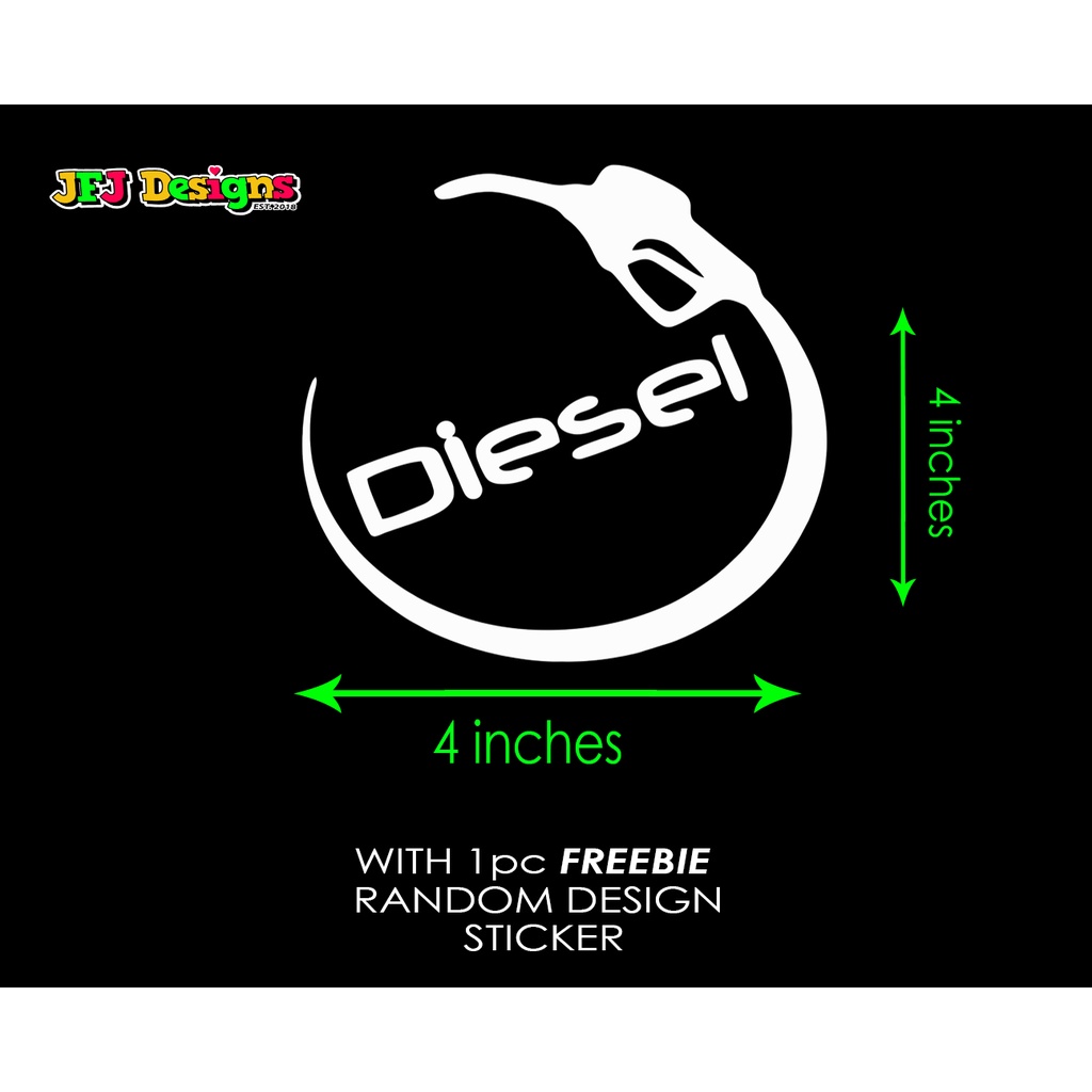 DIESEL STICKER 4x4 inches | Shopee Philippines