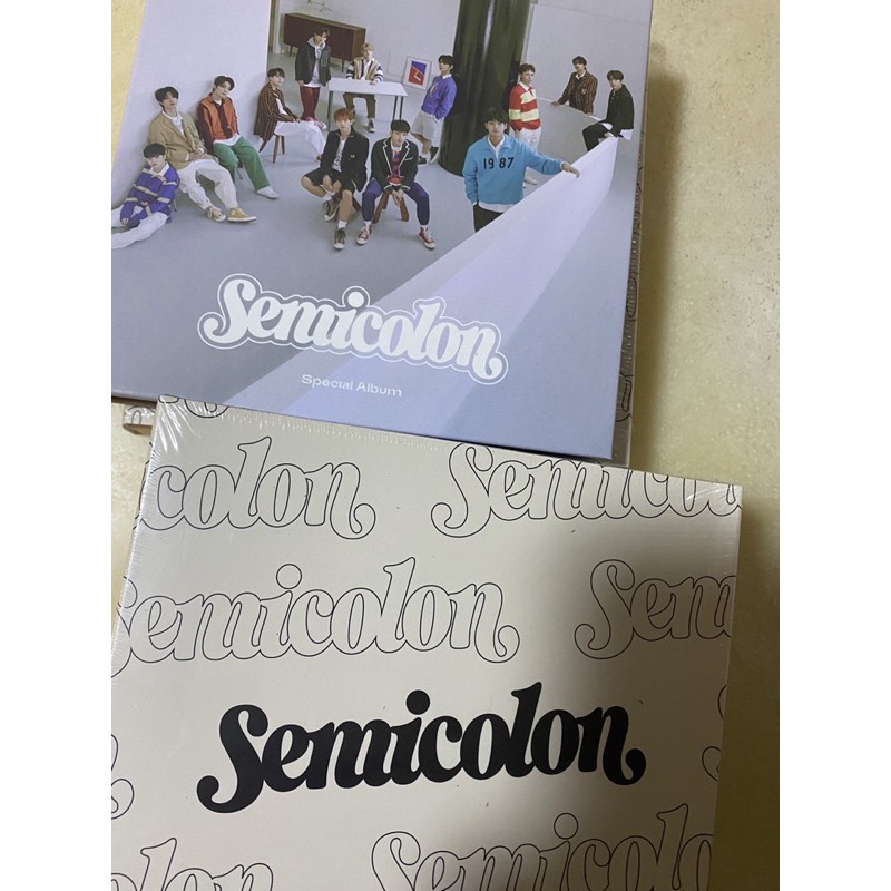 Seventeen Semicolon album sealed first press Woozi, Wonwoo, Hoshi ...