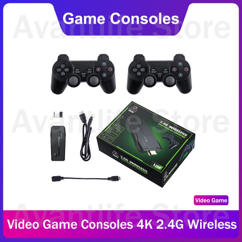 Y3 Lite 10000 Games 4K Game Stick TV Video Game Console Wireless ...