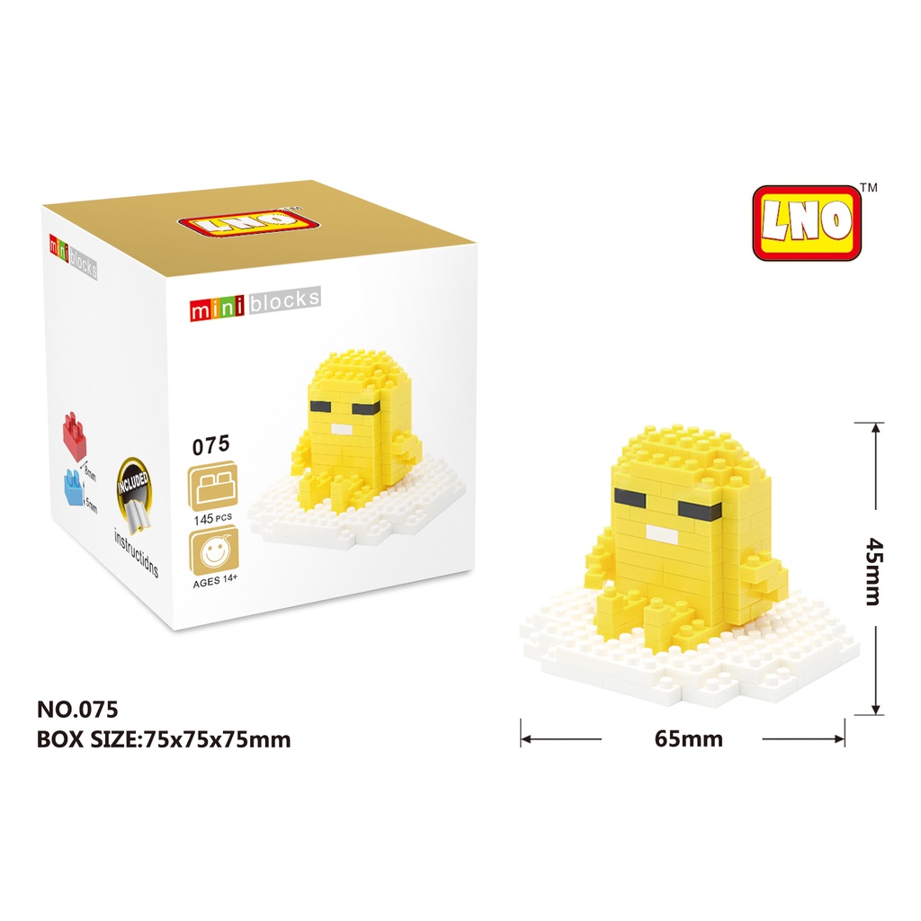 Gudetama nanoblock hot sale