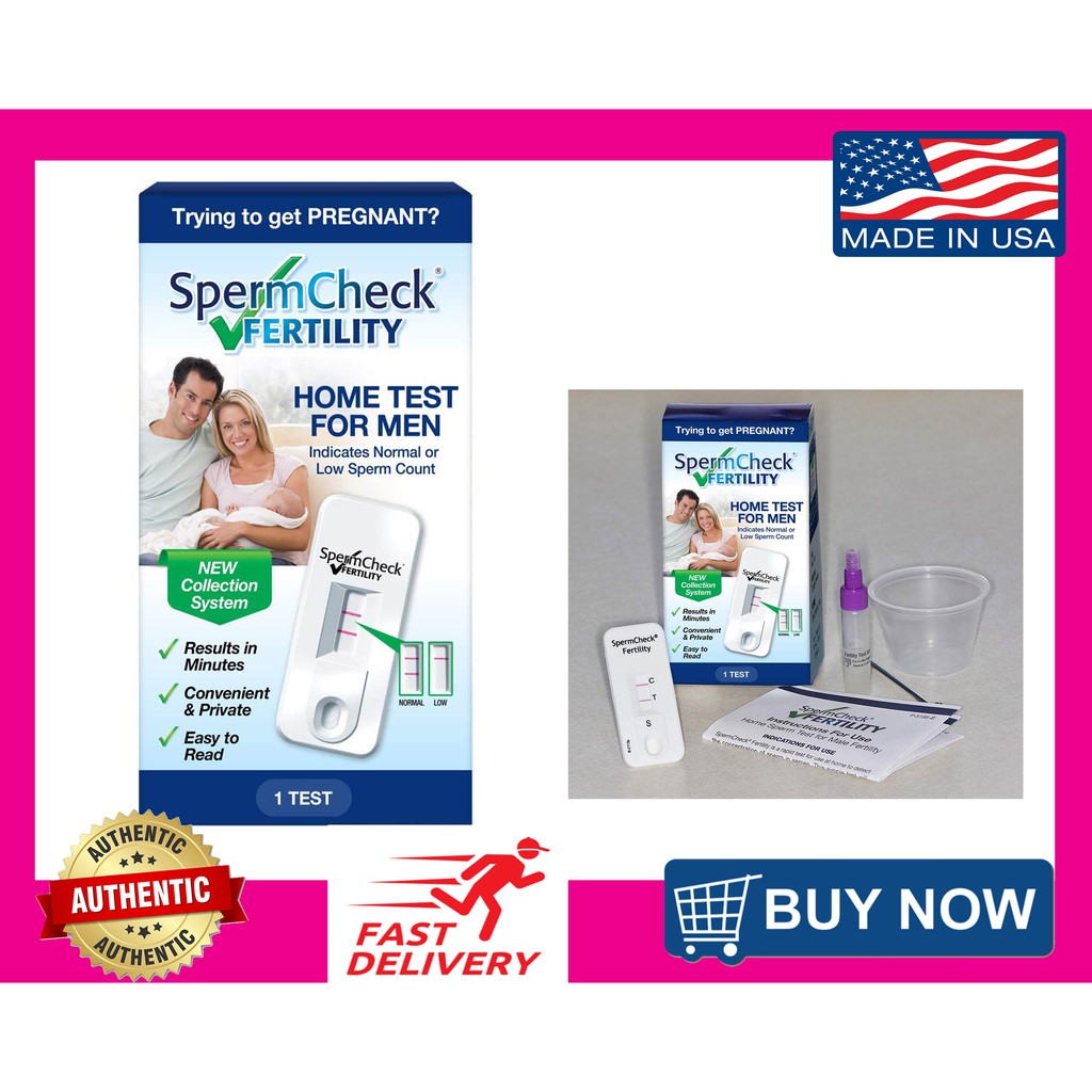 SPERMCHECK Fertility Home Test for Men Shopee Philippines