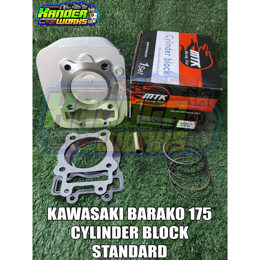 KAWASAKI BARAKO 175 STANDARD CYLINDER BLOCK SET Shopee Philippines