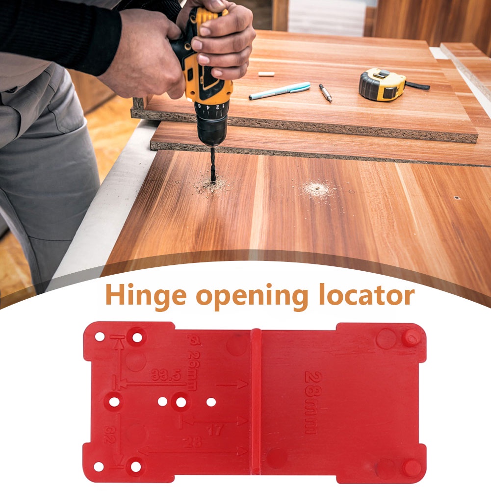 26/35mm Hinge Hole Drilling Guide Door Hole Opener Template