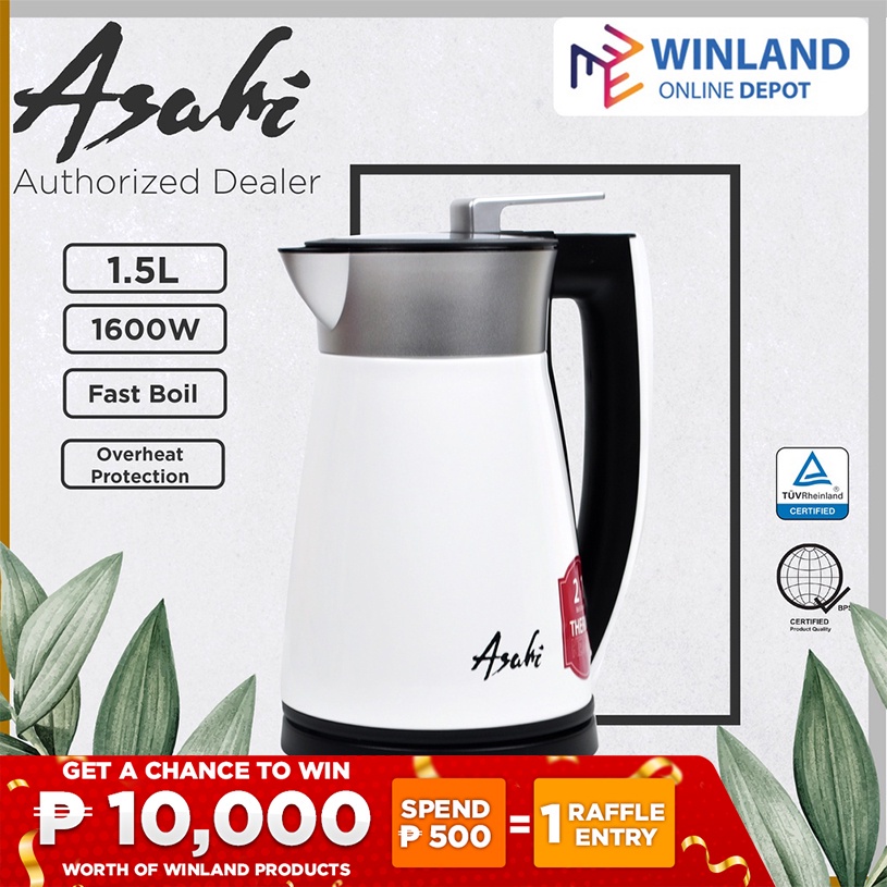 Asahi Original 2 in 1 Electric Kettle Thermos 1.5 Liter TK